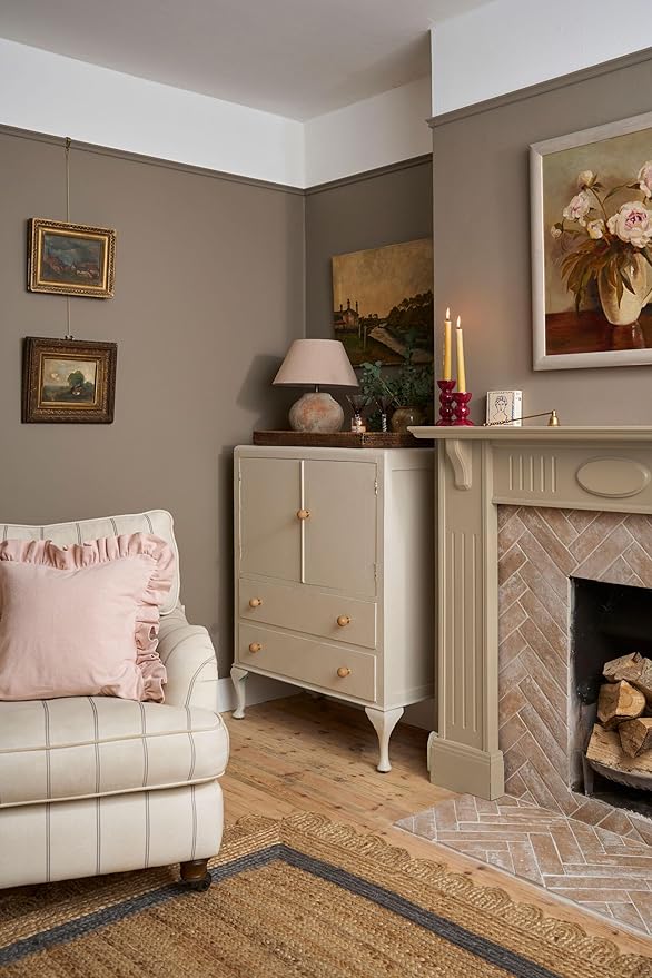 Annie Sloan Satin Paint (Canvas, 25 Fl Oz/750 mL). Soft sheen for interior wood and metal. Self-leveling, all-in-one paint with no wax or lacquer required.