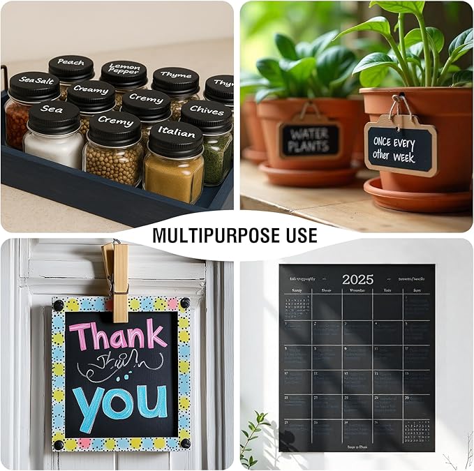 Falling in Art Chalkboard Paint, 33.8 Oz Black Chalkboard Paint Use on Walls, Doors, Paper, Wood, Ideal for Decorations and DIY Projects (Pack of 2)