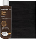 Furniture Clinic Wood Stain | Black | Water Based | Fast Drying, Low Odor, & Non-Toxic | For Indoor & Outdoor Furniture and More | Multiple Finishes | (8.5oz / 250ml)