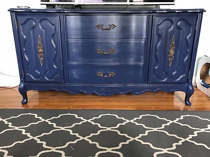 Retique It Chalk Furniture Paint by Renaissance DIY, 6 Piece Set, 45 Black Indigo, 32 Ounces