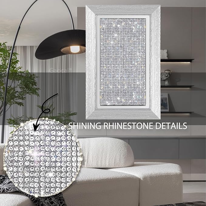 1 Pcs Shiny Rhinestones Wall Plates Light Switch Cover Plate Decorative Outlet Covers Blank Wall Plate Single Toggle Imitation Wood Grain Switch Plates