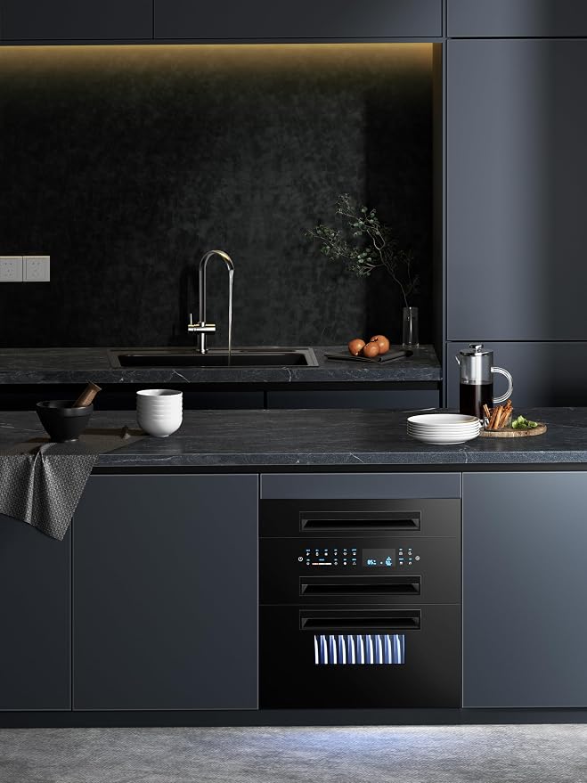 Yasinet Peel and Stick Wallpaper Black Removable Wallpaper Modern Black Contact Paper Dark Thicken Self Adhesive Textured Wall Paper for Cabinets Bathroom Bedroom Waterproof Vinyl 393.7"x 15.7"