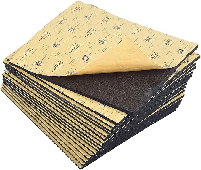 Sound Deadening Mat 394mil(10 mm) 24sqft - Car Sound Deadening Material Closed Cell Foam - Heat Insulation PE Foam Sound Deadener Material & Heat Barrier