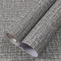 WADILE Grasscloth Peel and Stick Wallpaper 15.7in x 393.7in, Textured Contact Paper for Cabinets, Faux Linen Wall Paper Pull and Stick, Fabric Vinyl Wallpaper Self Adhesive Dark Gray | Textured contact paper, Faux linen, Vinyl material, Cabinets, Self ...