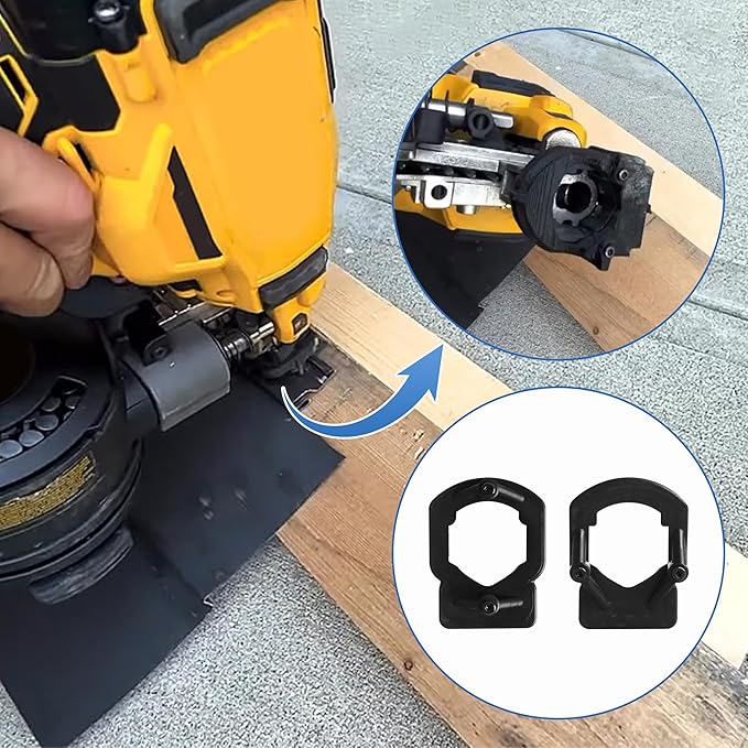 2025 Upgrade DCN45RN Vinyl Siding Adaptor Tip for Dewalt Roofing Nailer Cordless 20v DCN45RND1, DCN45RNB (A&B style)2 Pack