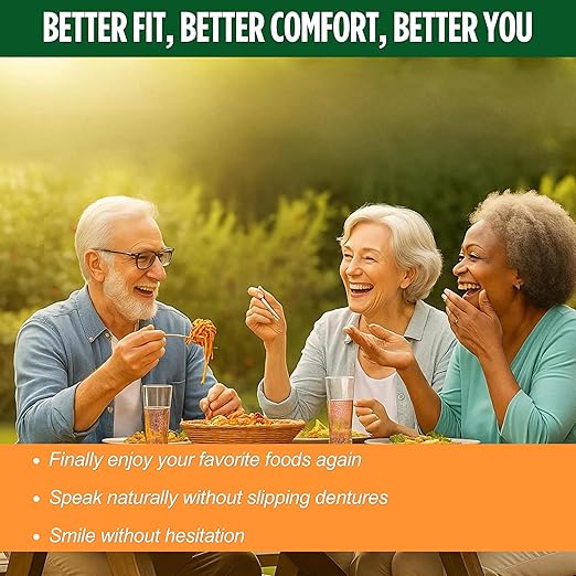 E&E Upper & Lower Denture Reline Kit – 3–6 Month Long-Lasting Soft Silicone Reliner, Refit Loose Dentures, Cushions Gums & Delivers Secure All-Day Comfort