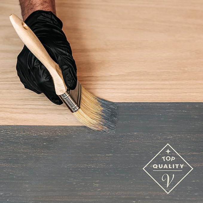 Varathane Premium Fast Dry Wood Stain | 1 Hour Dry Time | 1 Coat Color | Interior Wood Stain | Furniture, Cabinets, Doors, Trim | Quart | Worn Navy