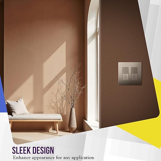 ENERLITES 3-Way Decorator Paddle Light Switch, Gloss Finish, Single Pole or Three Way, 3 Wire, Grounding Screw, Residential Grade, 15A 120V/277V, UL Listed, 93150-NK, Nickel