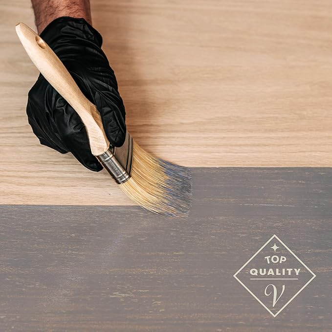 Varathane Premium Fast Dry Wood Stain | 1 Hour Dry Time | 1 Coat Color | Interior Wood Stain | Furniture, Cabinets, Doors, Trim | Quart | Weathered Gray