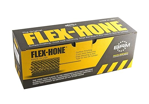 Brush Research GBD31412 FLEX-HONE®, 3-1/4" (83mm) Diameter, 120 Grit, Silicon Carbide, For Mild Steel, Stainless Steel Cast Iron and Softer Ferrous Materials