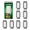 Lutron Maestro LED+ Dimmer Switch for Dimmable LED, Halogen and Incandescent Bulbs, 150W/Single-Pole or Multi-Location, MACL-153M-WH, White (8-Pack)