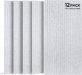 SODOCT 12 Pack Large Acoustic Panels, 47.2" X 23.6" X 0.4" Sound Proof Panels for Walls, High Density Sound Absorbing Panels for Home Studio & Office, Gray