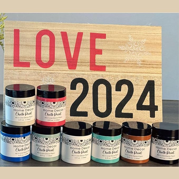 DGAGA 2 * 4OZ Cream Furniture Paint Cream Matte Finish Wood Cabinet Sea Blue Chalk Paste Odorless No Sanding DIY Home Decor Chalk Paint For Wooden Furniture, Crafts, Table, Chair