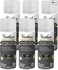 Varathane Premium Fast Dry Wood Stain Spray | 1 Hour Dry Time | 1 Coat Color | Interior Wood Stain | Furniture, Cabinets, Doors, Trim | 10.25 oz | 6 Pack | Carbon Gray