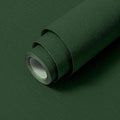 Dark Green Peel and Stick Wallpaper Removable Silk Texture Contact Paper | 23.6" X 196.8" Self Adhesive Vintage Embossed Stick on Wallpaper Home Decorativon for Wall Shelf Liner Paper