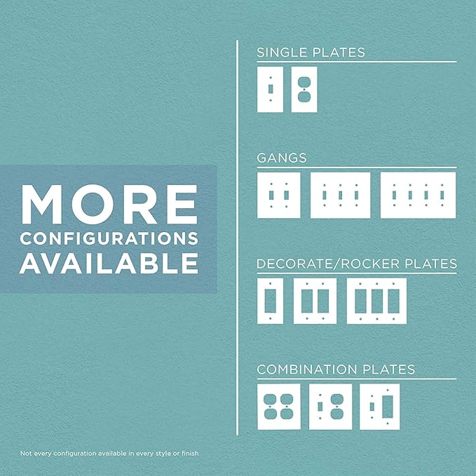 Franklin Brass Architectural (1-Pack) Single Switch/Duplex Combo Matte Black 2-Gang Combination Wall Plate Electrical Outlet Covers 64213