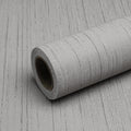 Grey Grasscloth Peel and Stick Wallpaper Vintage Texture Removable Waterproof Wallpaper for Room Walls, Cabinets, Furniture, Drawers, Desk A Set of 15.7"x480"