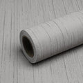 Grey Grasscloth Peel and Stick Wallpaper Vintage Texture Removable Waterproof Wallpaper for Room Walls, Cabinets, Furniture, Drawers, Desk A Set of 15.7"x300"