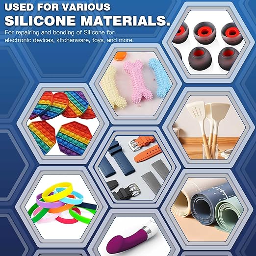 30g Silicone Glue - Strong Adhesive for Repairs and Sealing | Waterproof, Heat-Resistant, and Flexible | Ideal for Glass, Ceramics, Electronics, and More
