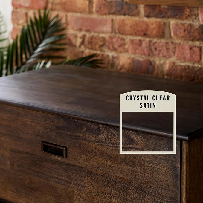 Varathane Water-Based Crystal-Clear Ultimate Polyurethane | Interior Wood Protection | Fast Dry Time | Easy Clean Up | Satin | Quart | 2 Pack
