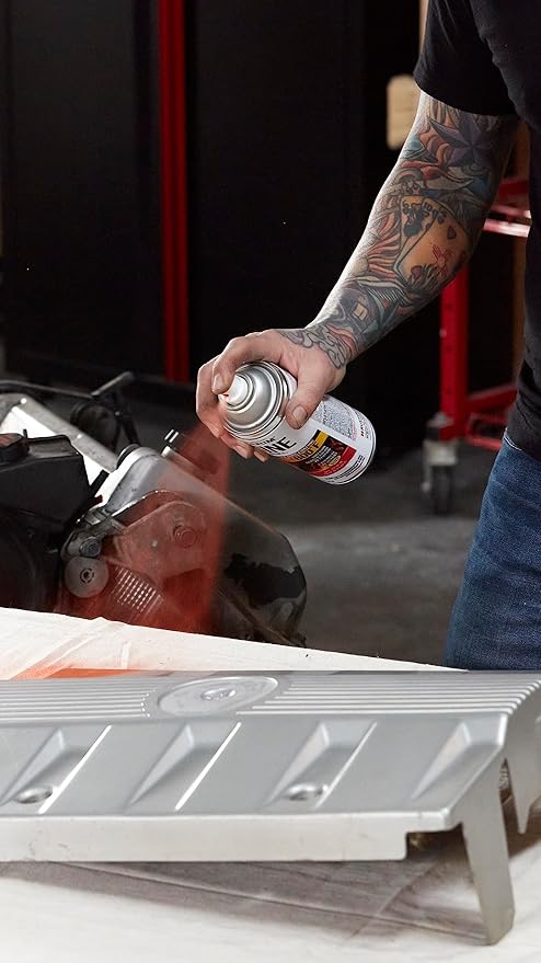Rust-Oleum 366432 Engine Enamel Spray Paint, 11 oz, Gloss Industrial Red