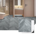 Art3d 10-Pack Herringbone Peel and Stick Vinyl Floor Tiles, 12" x 12" Self Adhesive Waterproof Wood Flooring Plank for Living Room, Kitchen, Bathroom, Bedroom, Cover 10 Sq. Ft, Grey