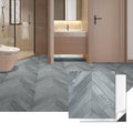 Art3d 60-Pack Herringbone Peel and Stick Vinyl Floor Tiles, 12" x 12" Self Adhesive Waterproof Wood Flooring Plank for Kitchen Bathroom Bedroom, Cover 60 Sq. Ft, Grey