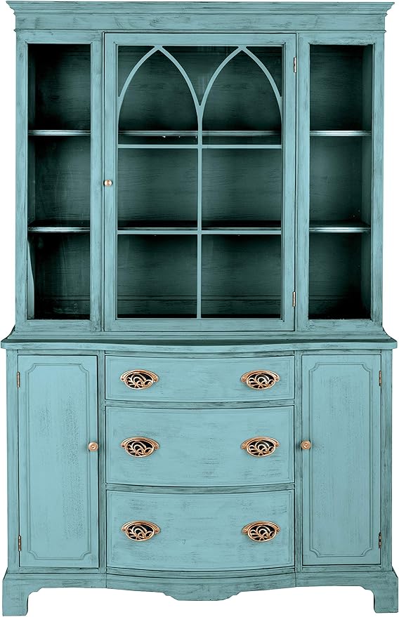 Rust-Oleum 331050-2PK Milk Paint Finish, Quart, Highland Blue, (Pack of 2)