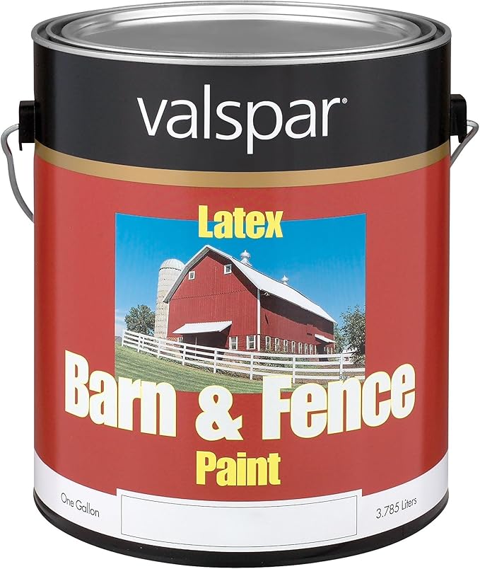 1 Gallon White Exterior Barn & Fence Latex Paint 18-3121-70 GL