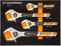 GEARWRENCH 4 Piece Adjustable Wrench Set with Foam Storage Tray | GWMSAJW01