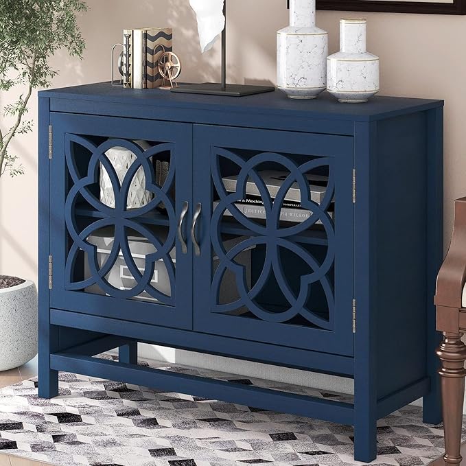 DWIL Matte Finish Furniture Paint - 16 Oz Wood Paint for Cabinets, Doors, Tables, and Dressers Refinishing - Water-Based, Non-Toxic & Odorless, Easy to Apply(Crow Black Blue)-Without Tools