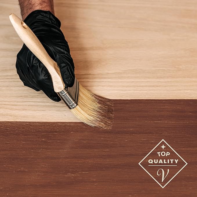 Varathane Premium Fast Dry Wood Stain | 1 Hour Dry Time | 1 Coat Color | Interior Wood Stain | Furniture, Cabinets, Doors, Trim | Half Pint | Gunstock