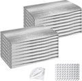 Garage Door Insulation Kit - 16P Double Bubble Window Heat Panels, 6MM 18x6.8FT Reflective Aluminum Foil Summer/Winter Barrier Sheets with Adhesive 120 Tapes for Garage Attic Wall(20.5x54)
