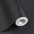 Black Peel and Stick Wallpaper Black Contact Paper Decorative Self-Adhesive Wallpaper Waterproof Removable Contact Paper for Wall Covering Furniture Cabinet Countertop Vinyl Roll 78.7"x17.7"