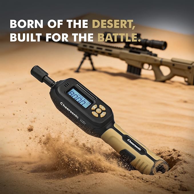Digital Torque Screwdriver 1/4 Drive, 2.66-70.81 in·lb (0.3-8N.m) Inch Pound Torque Screwdriver Digital with Buzzer & LED Indicator, 45 In 1 Gun Torque Screwdriver Set
