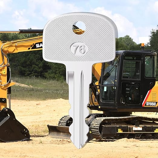 Heavy Ignition Keys, 10Pcs 601 Sany Key fits Sany Mini Excavator Crane Ferris Mower Bluebird School Polaris Snowmobile Broderson and Bus