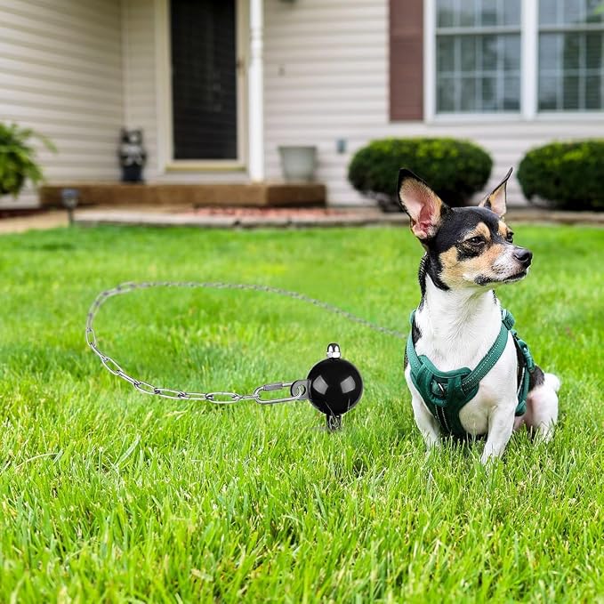 SELEWARE Dog Tie Out Stake 360° Swivel Dog Ground Anchor Outdoor Dog Anchor | 16.5" Long Anti-Rust Heavy Duty Dog Stake for Large Dogs up to 220 lbs, Easy Install with Twist Rod for Yard Camping Outside