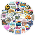BulbaCraft Australia Stickers for Water Bottle and Laptop - Australia Party Supplies & Decorations, Waterproof Vinyl Decals, Australian Flag and Culture Stickers, Gifts for Women & Men
