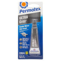 Permatex 22074 Ultra Grey Rigid High-Torque RTV Silicone Gasket Maker, Sensor Safe and Non-Corrosive, for High Torque and Vibration Resistant Applications, 0.5 oz | (Pack of 6)