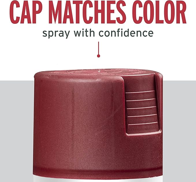 Rust-Oleum 248635-6PK Stops Rust Spray Paint, 12 oz, Satin Cabernet, 6 Pack