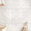 YXTII 590.5" × 17.3" Pink Peel and Stick Wallpaper, Floral Wallpaper for Bedroom Bathroom Self Adhesive Removable