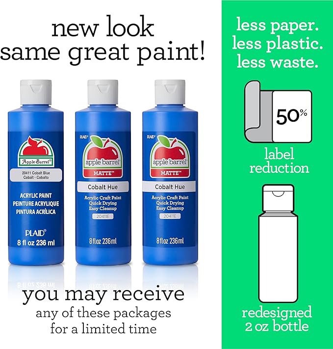 Apple Barrel, Acrylic Paint, 8 fl oz, True Navy, (Pack of 1)