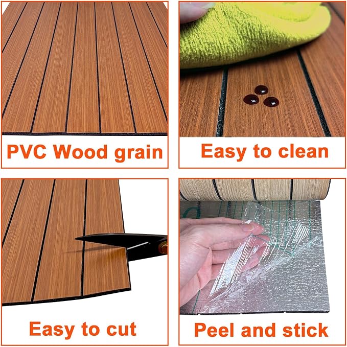 YU LI 3DH Peel and Stick PVC Slat Wall Panel 236"x15.75" Self-Adhesive Thick Faux Black Wood Grain Wallpaper Panel 3D Soundproof Wall Panels for Walls & Ceilings
