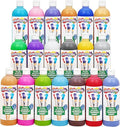 Colorations Paraben-Free Washable Tempera Paint Set, 19 Colors, Non-Toxic, Vibrant, Kids' Art Supplies, Classroom Must Haves