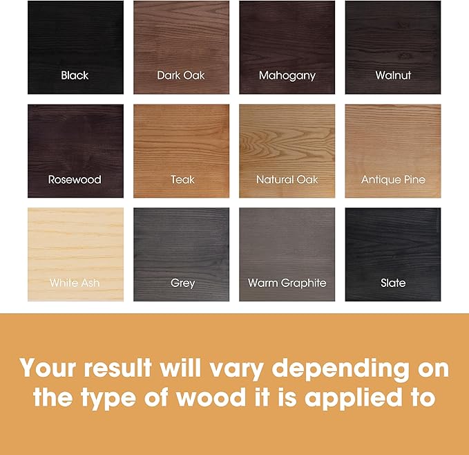 Furniture Clinic Wood Stain | Mahogany | Water Based | Fast Drying, Low Odor, & Non-Toxic | for Indoor & Outdoor Furniture and More | Multiple Finishes | (17oz / 500ml)
