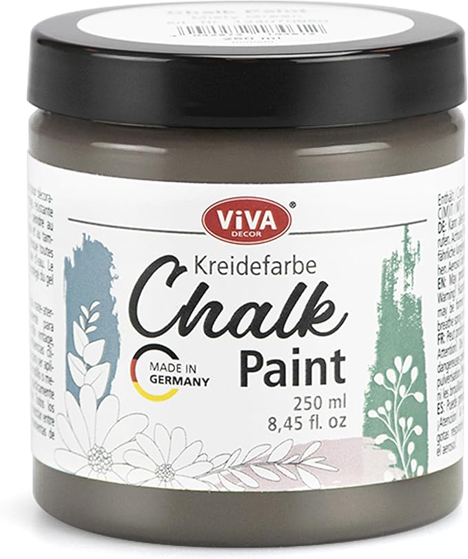 Viva Decor Chalk Paint (Forest Camouflage) 8.45oz - Featuring a Chalky & Matte Finish, this paint is perfect for crafting Shabby Chic & Vintage looks on wood furniture and decor pieces