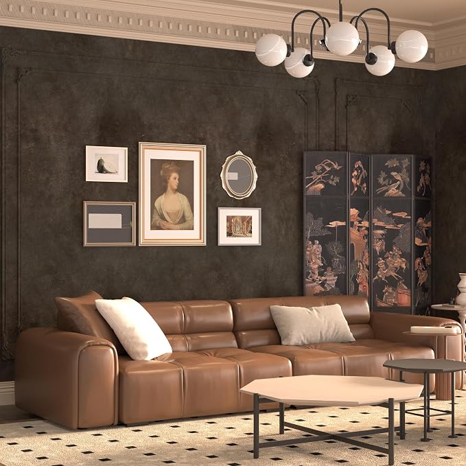 BOMENG Dark Grey Concrete Wallpaper Peel and Stick Industrial Wallpaper 15.7"x80" Brown Tan Rusty Matte Black Cement Contact Paper with Air Guide Slot Design Wall Paper for Bathroom Bedroom Walls