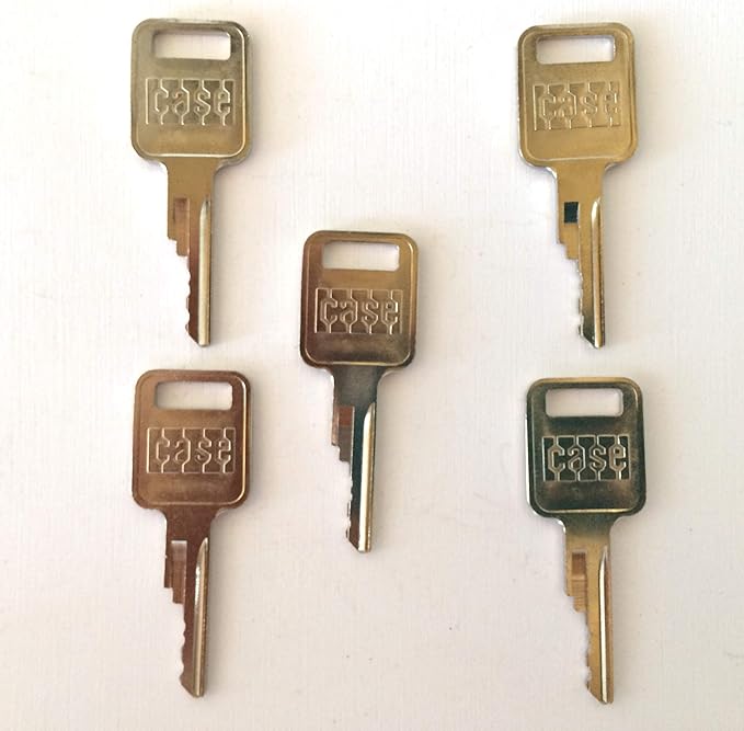 Case Heavy Equipment Key for Backhoe & Skid Steer Loader - OEM Logo A77313