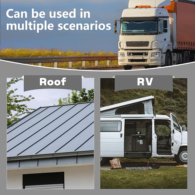 80 SQFT Automotive Camper Van Insulation, Water-Resistant Thermal & Sound Barrier, RV Camper Insulation 29" x 393" (2.4ft x 32.8ft) for Van Conversions, RVs, Trucks