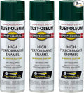 Rust-Oleum 7538838-3PK Professional High Performance Enamel Spray Paint, 15 oz, Gloss Hunter Green, 3 Pack